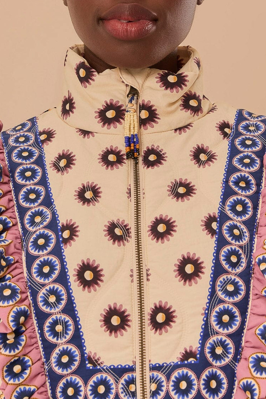 DJV_Floral Cream Vestes & Manteaux - Floral Cream