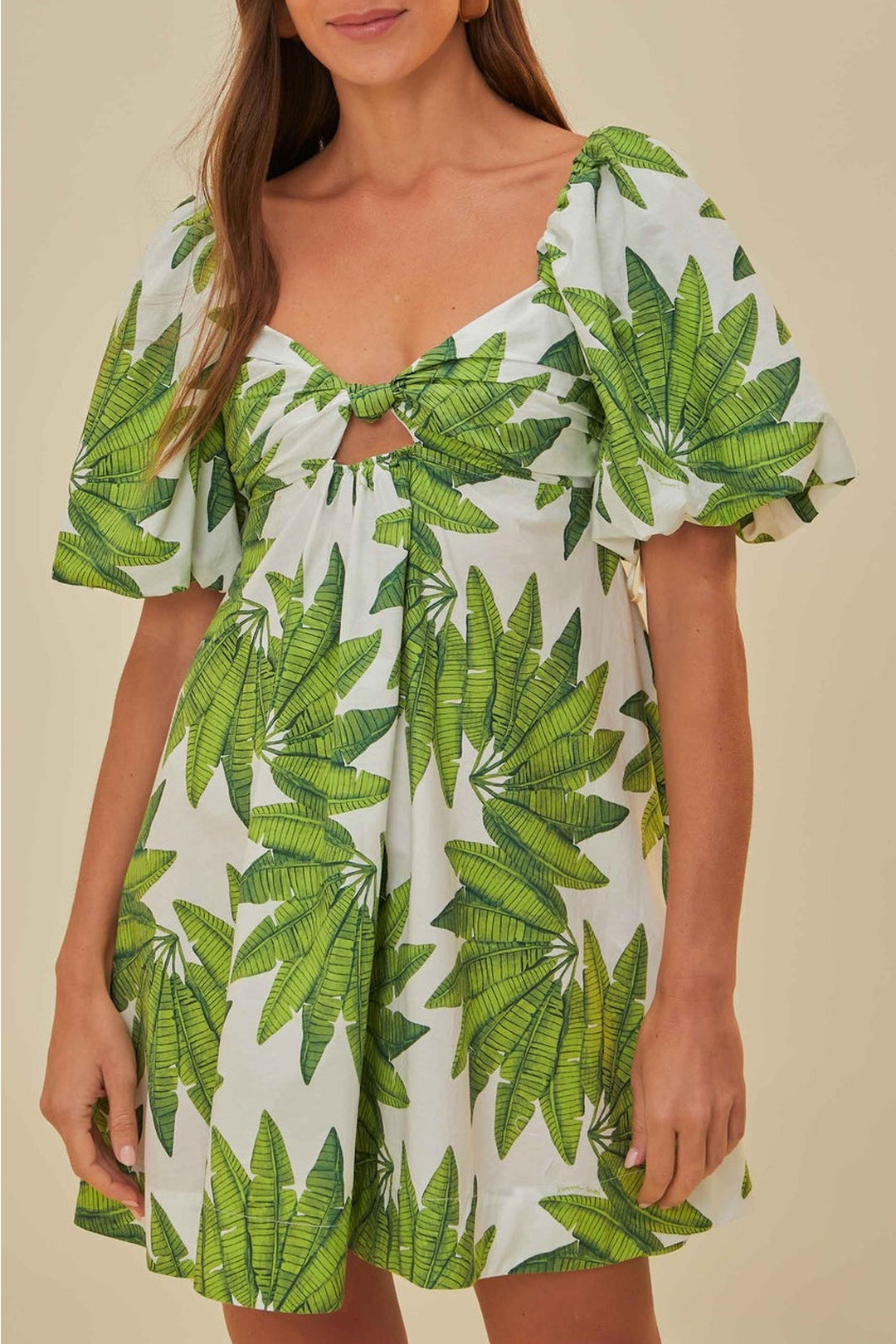 DJV_Palm Fan Off White Robes courtes - Palm Fan Off White