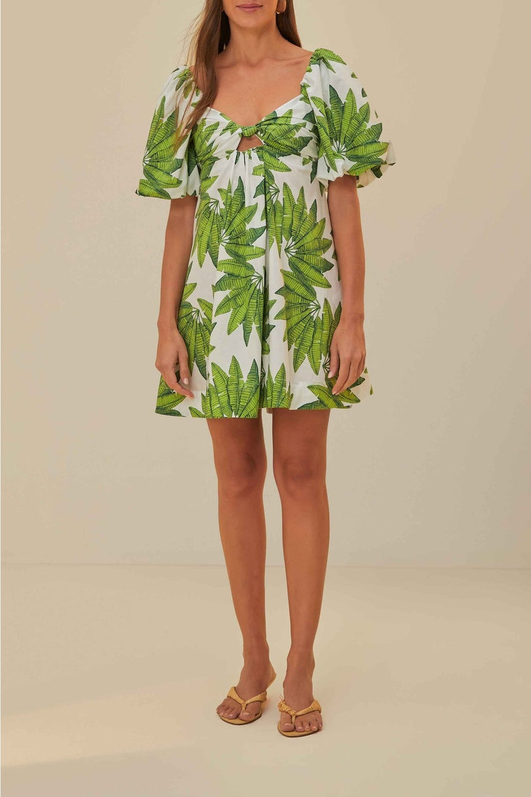 DJV_Palm Fan Off White Robes courtes - Palm Fan Off White