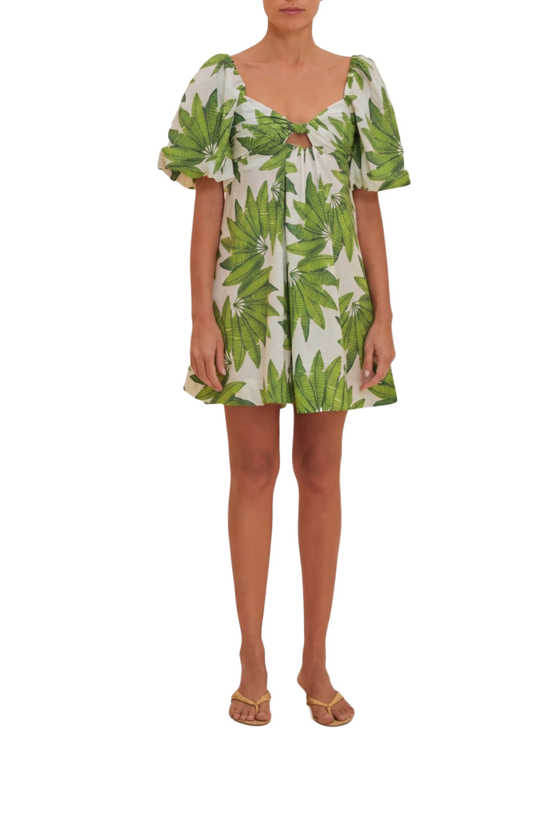 DJV_Palm Fan Off White Robes courtes - Palm Fan Off White