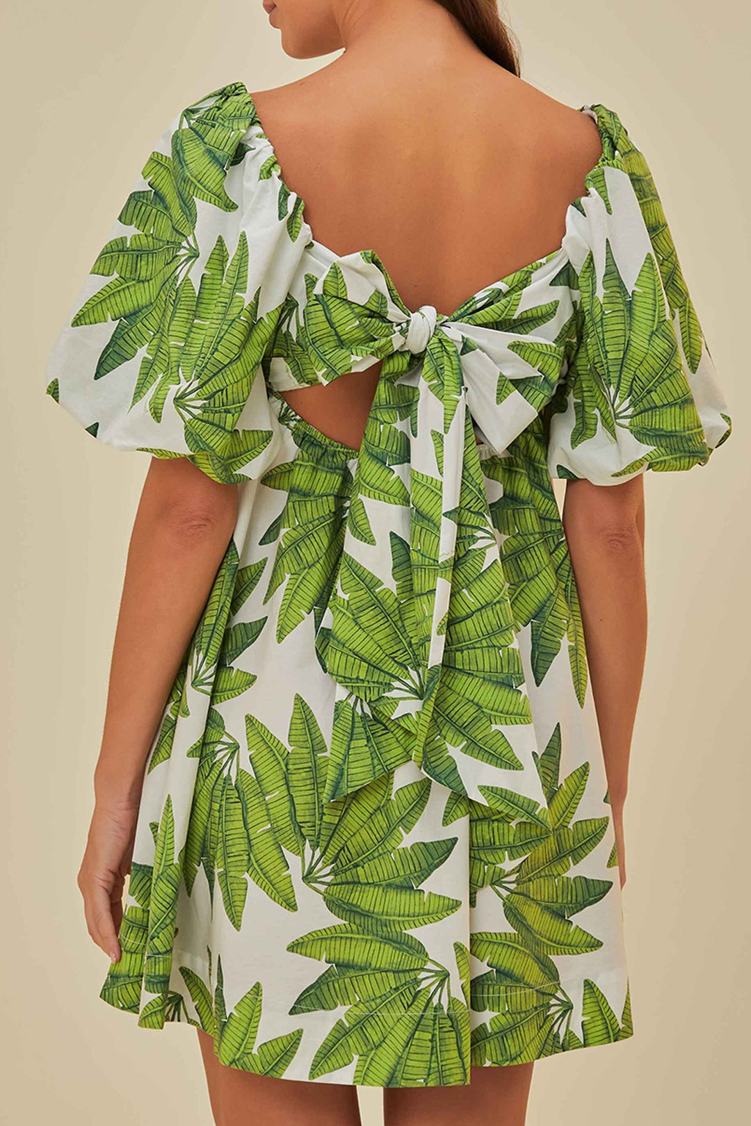 DJV_Palm Fan Off White Robes courtes - Palm Fan Off White