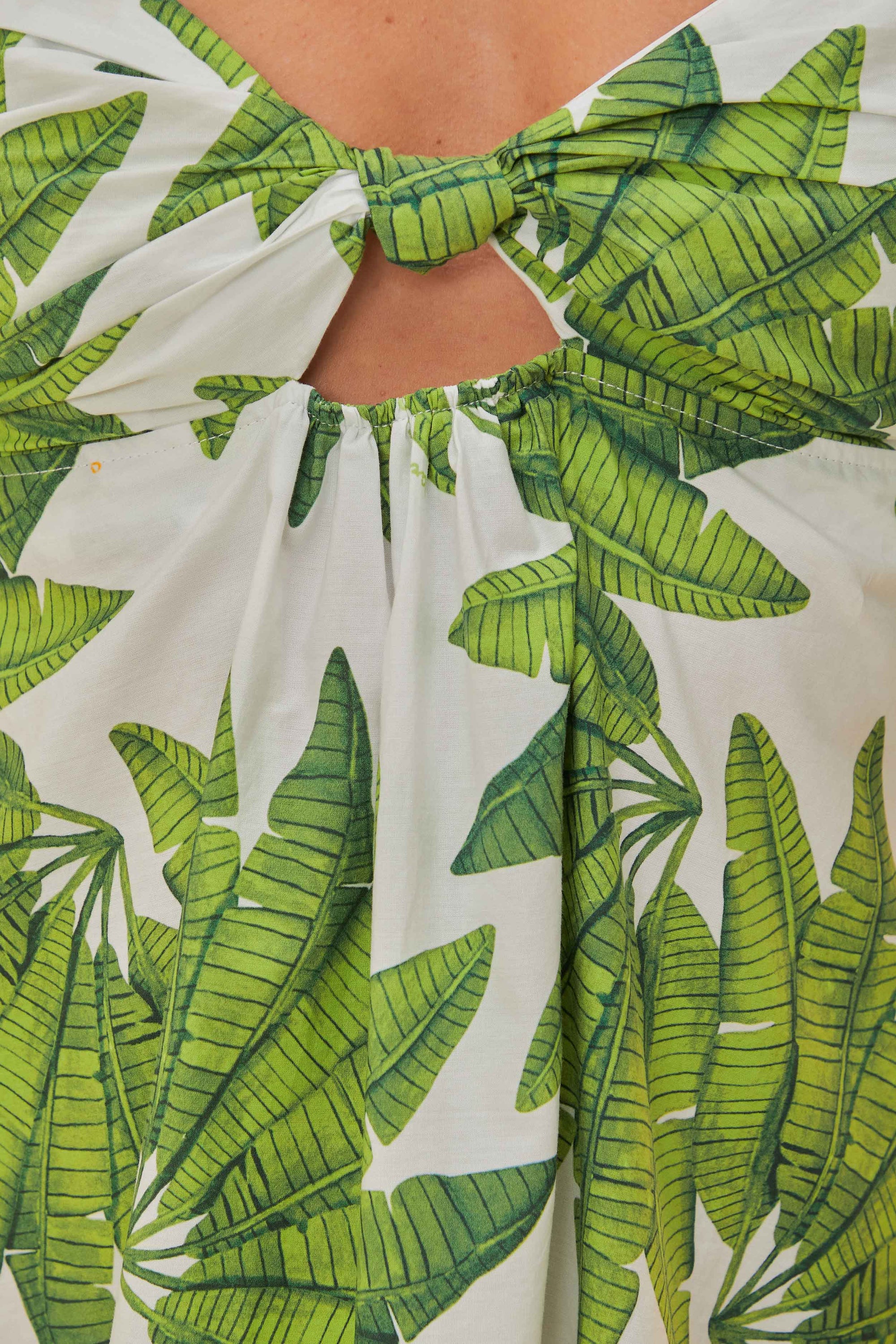 DJV_Palm Fan Off White Robes courtes - Palm Fan Off White