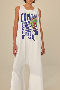 Copacabana Off White Jersey - White