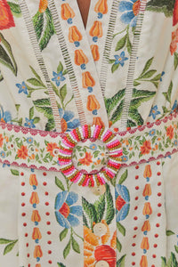 DJV_Bloom Garden Off White Robes courtes - Bloom Garden Off White