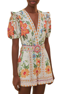 DJV_Bloom Garden Off White Robes courtes - Bloom Garden Off White