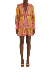 DJV_Palm Scarf Sand Robes courtes - Palm Scarf Sand