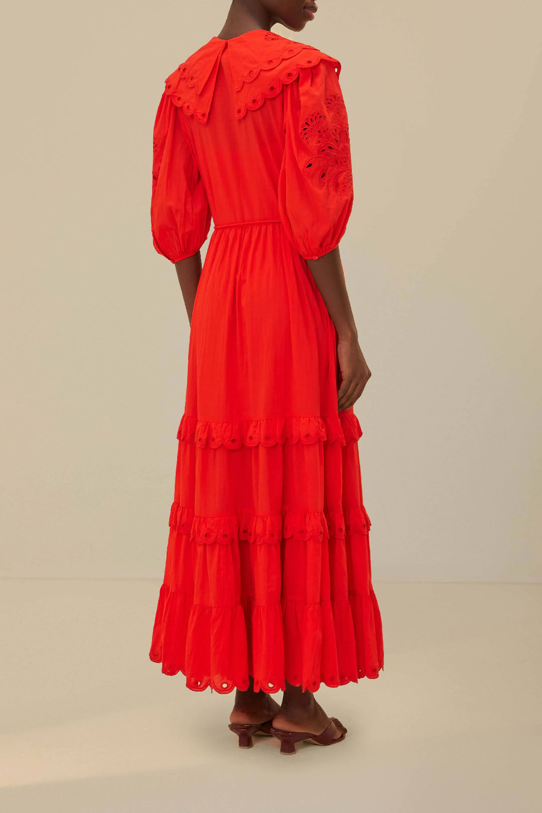 Robe midi Humming Bird - Rouge