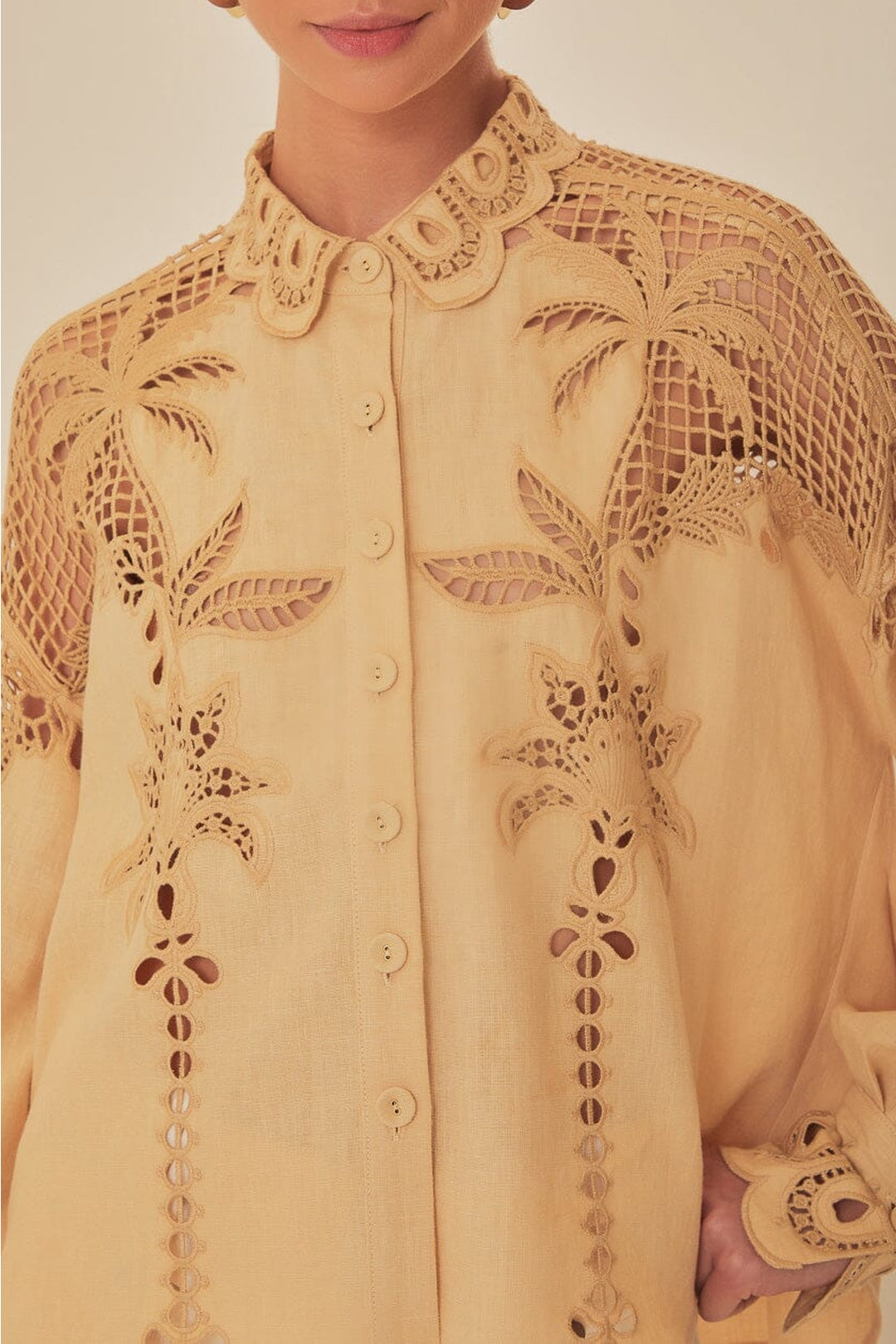 DJV_Khaki Chemises & Blouses - Khaki