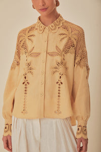 DJV_Khaki Chemises & Blouses - Khaki