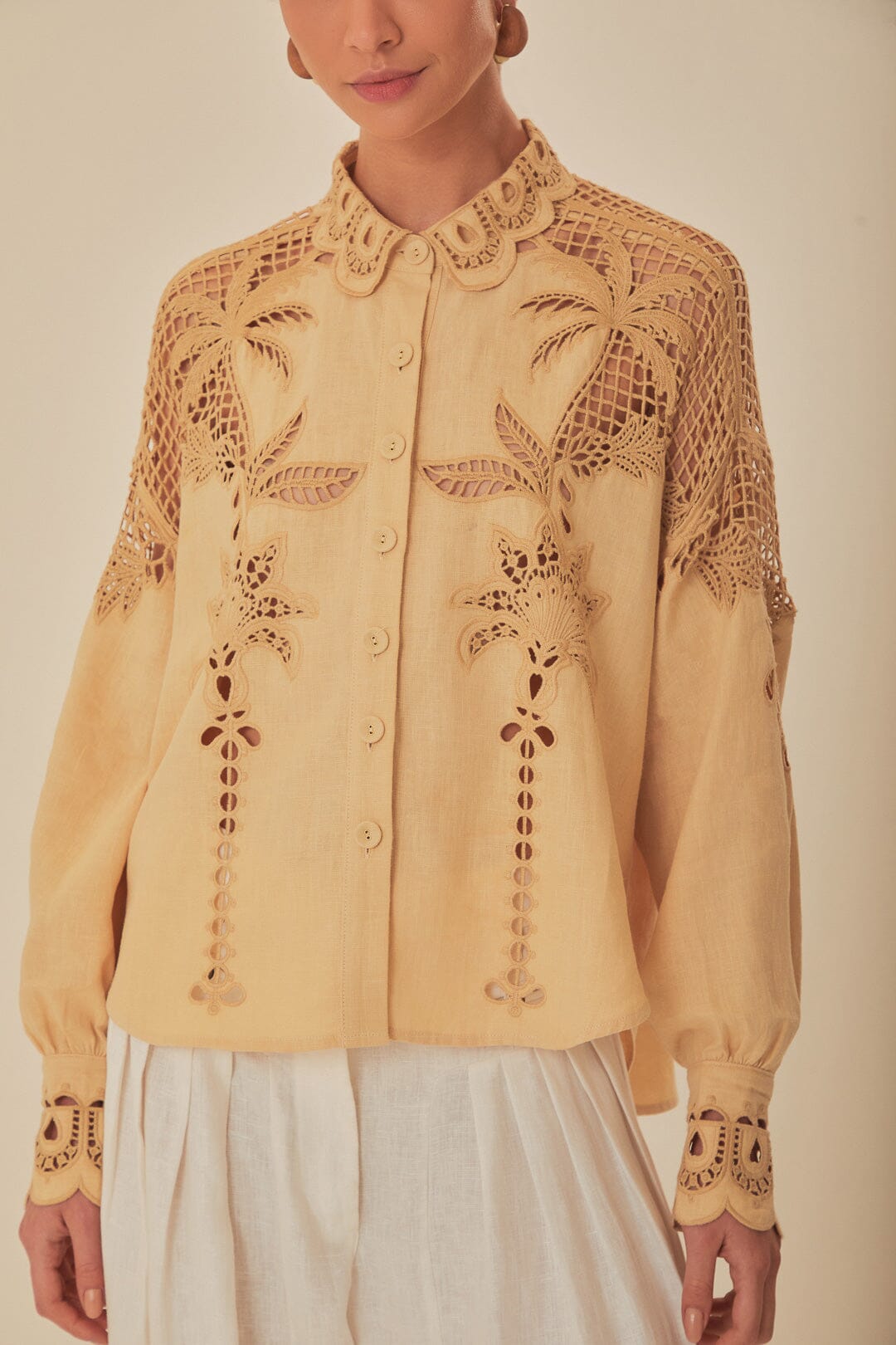 DJV_Khaki Chemises & Blouses - Khaki