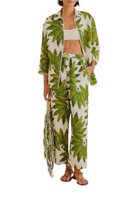 DJV_Palm Fan Off White Beachwear - Palm Fan Off White