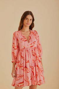 NEW_Lobsters Pink Beachwear - Lobsters Pink