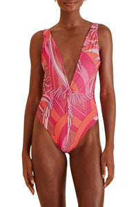 Maillot de bain une pièce Endless Summer - Rouge