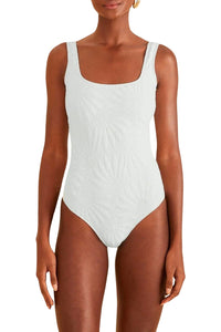 Maillot de bain une pièce matelassé Banana - Blanc