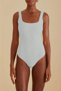 Maillot de bain une pièce matelassé Banana - Blanc