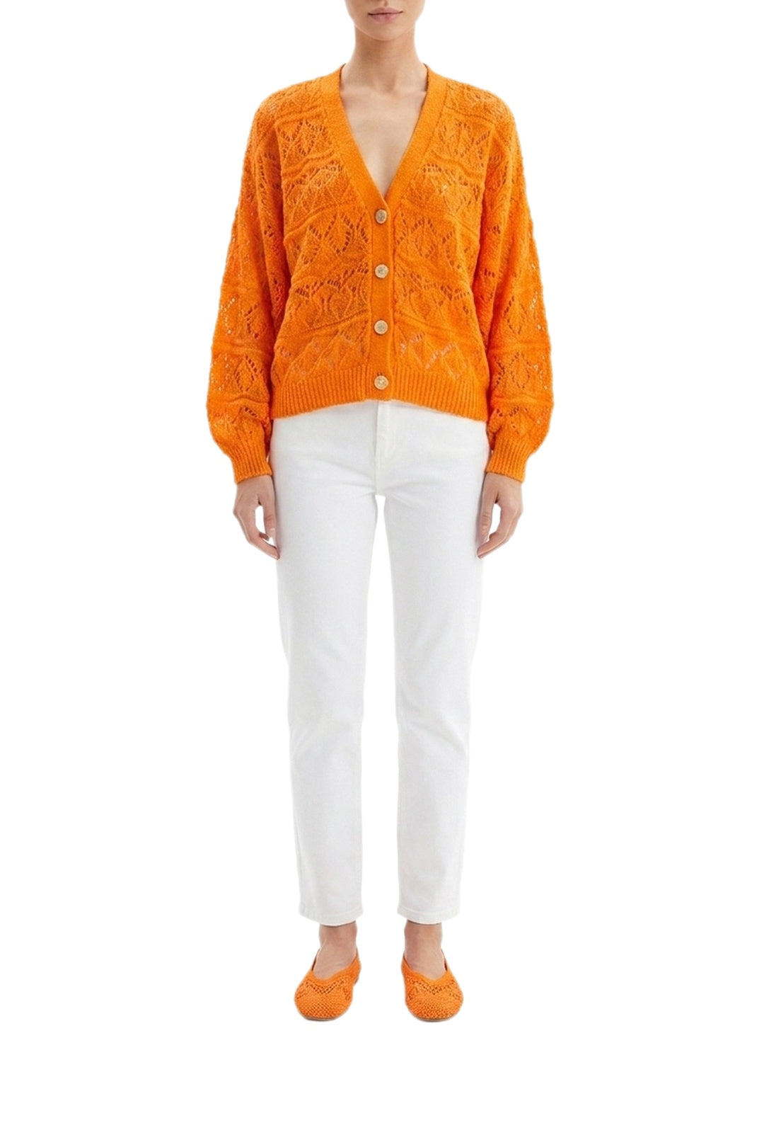 BADVIEW_NEW_Orange Cardigans & Pulls - Orange