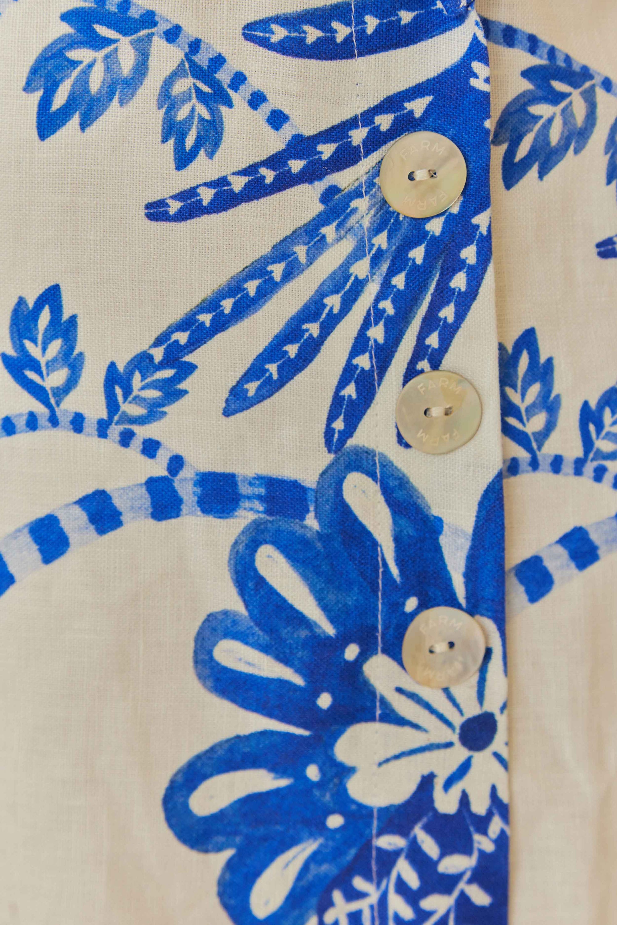 NEW_Floral Birds Off-White Robes courtes - Floral Birds Off-White