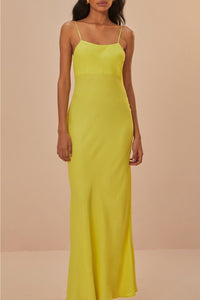 MEDIA OFF LINE_Robe longue Néon sans manches - Vert