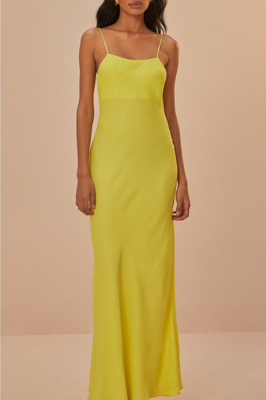 MEDIA OFF LINE_Robe longue Néon sans manches - Vert