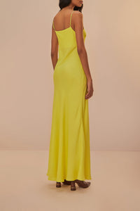 MEDIA OFF LINE_Robe longue Néon sans manches - Vert