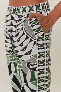 Pantalon unisexe en dentelle et coton - Noir
