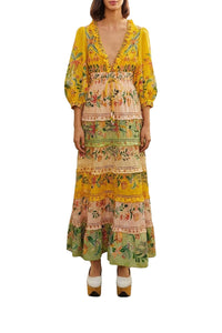 DJV_Delicate Flowers Stripes Robes longues - Delicate Flowers Stripes