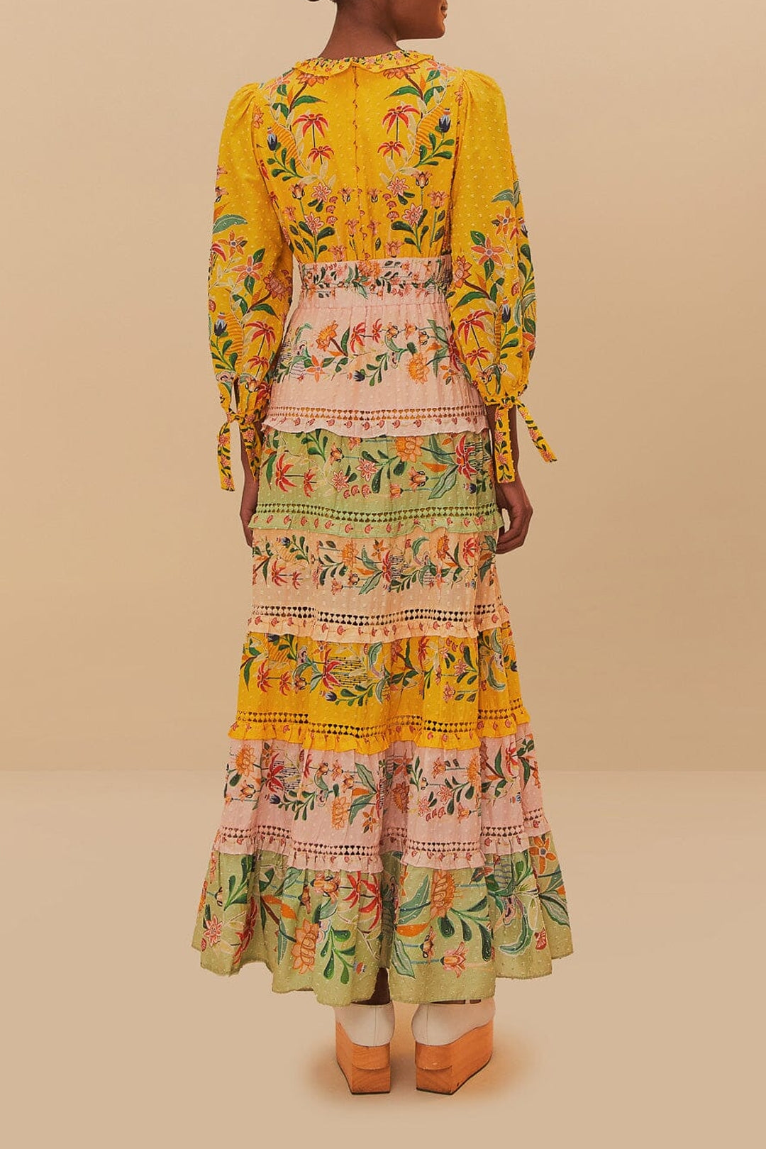 DJV_Delicate Flowers Stripes Robes longues - Delicate Flowers Stripes