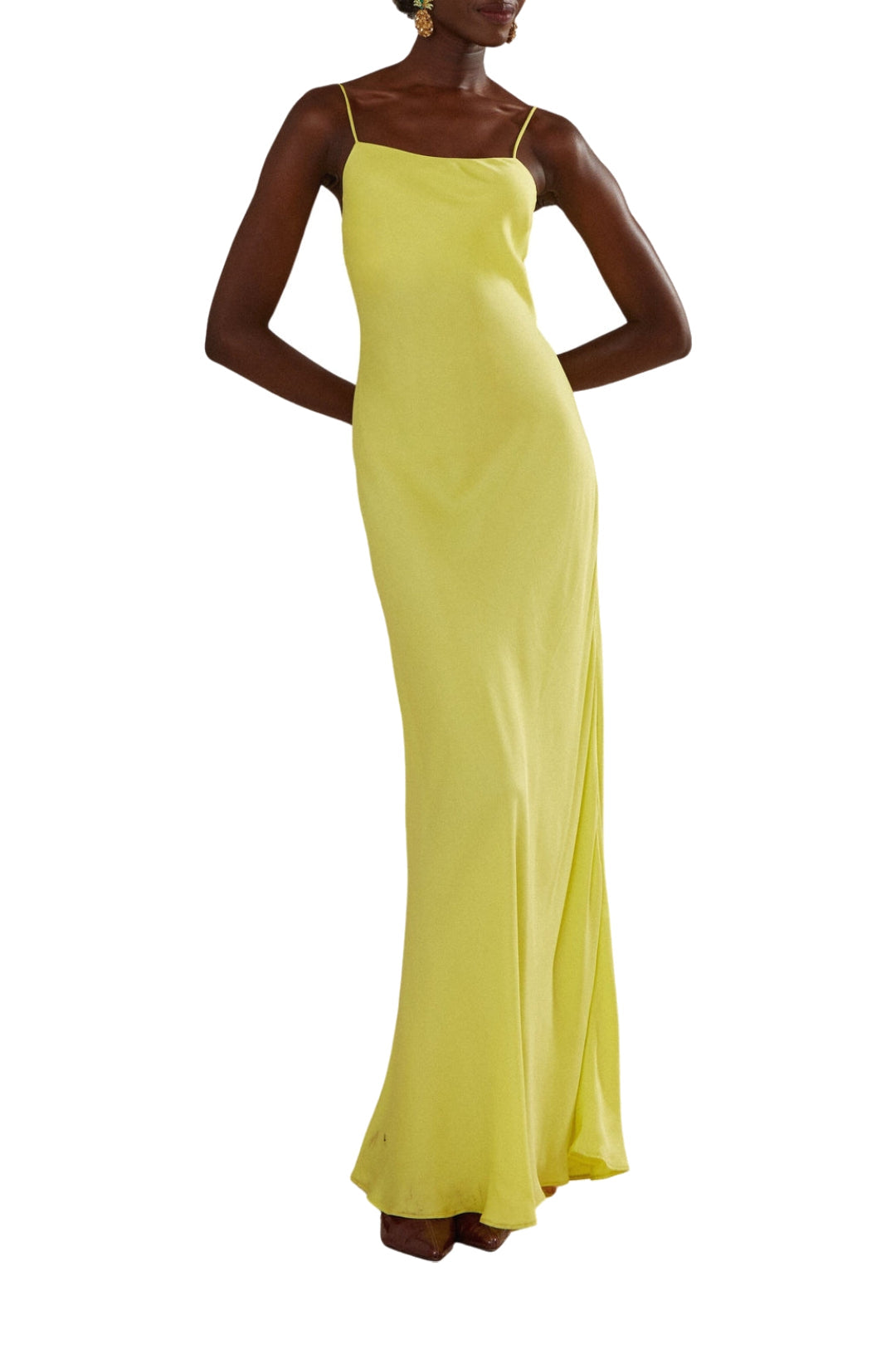 MEDIA OFF LINE_Robe longue Néon sans manches - Vert