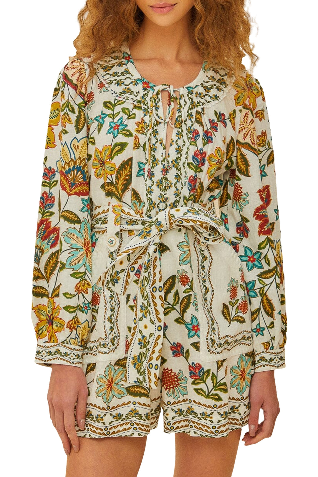 DJV_Botanicals Off White Robes courtes - Botanicals Off White