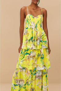 Robe longue Jellyfish - Jaune
