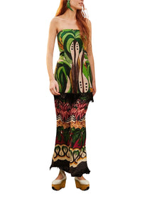 Pantalon Coconut Tree en lin - Multicolore