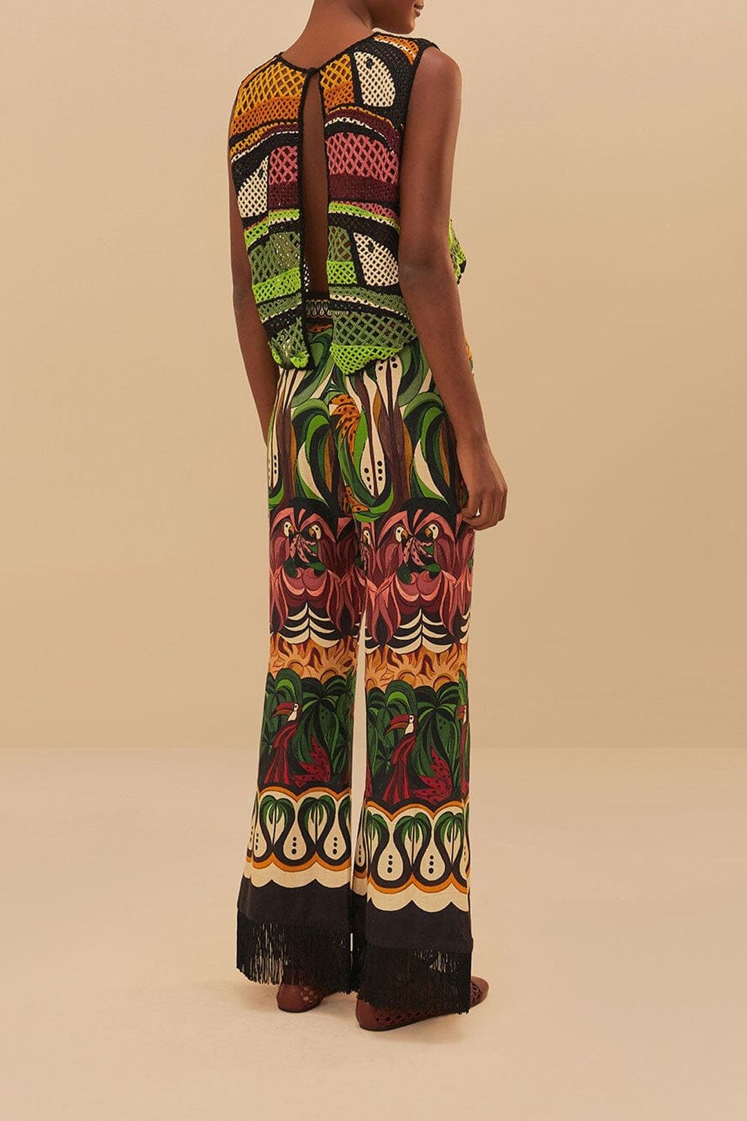 DJV_Coconut Tree Flow Multicolor Pantalons - Coconut Tree Flow Multicolor