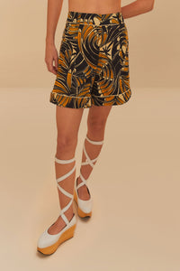 DJV_Toucan Spirals Off-White Jupes & Shorts - Toucan Spirals Off-White