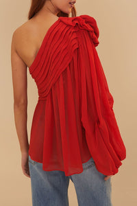DJV_Red Tops & T-Shirts - Red