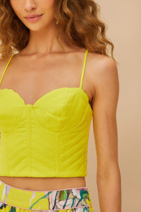 DJV_Yellow Tops & T-Shirts - Yellow