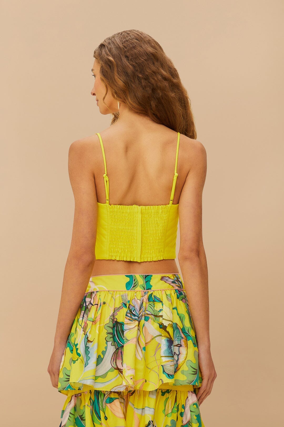 DJV_Yellow Tops & T-Shirts - Yellow
