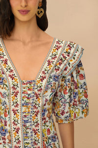 DJV_Greek Garden Off White Robes courtes - Greek Garden Off White