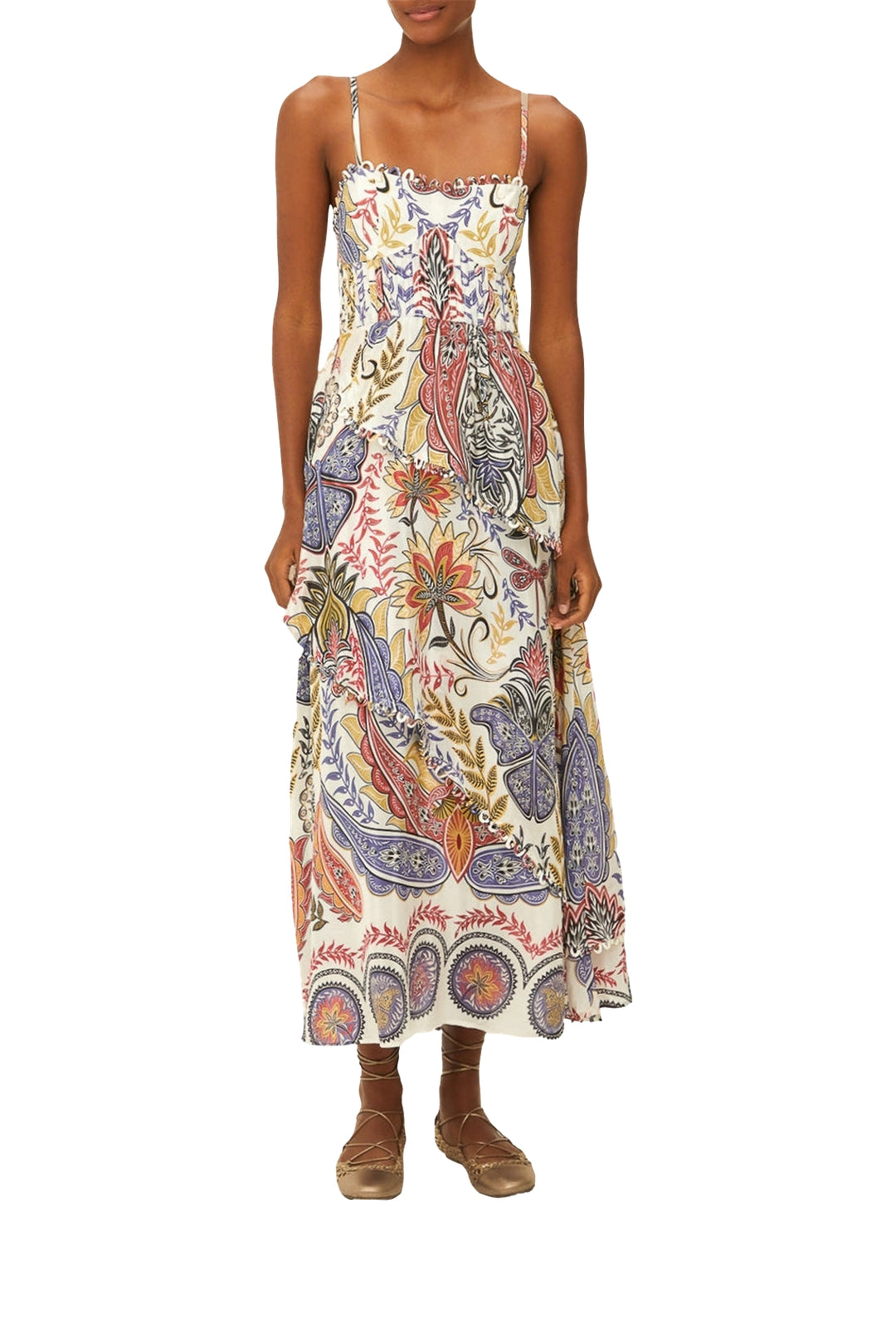Robe longue Boho Glam - Blanc