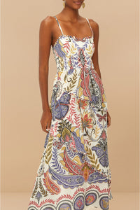 Robe longue Boho Glam - Blanc
