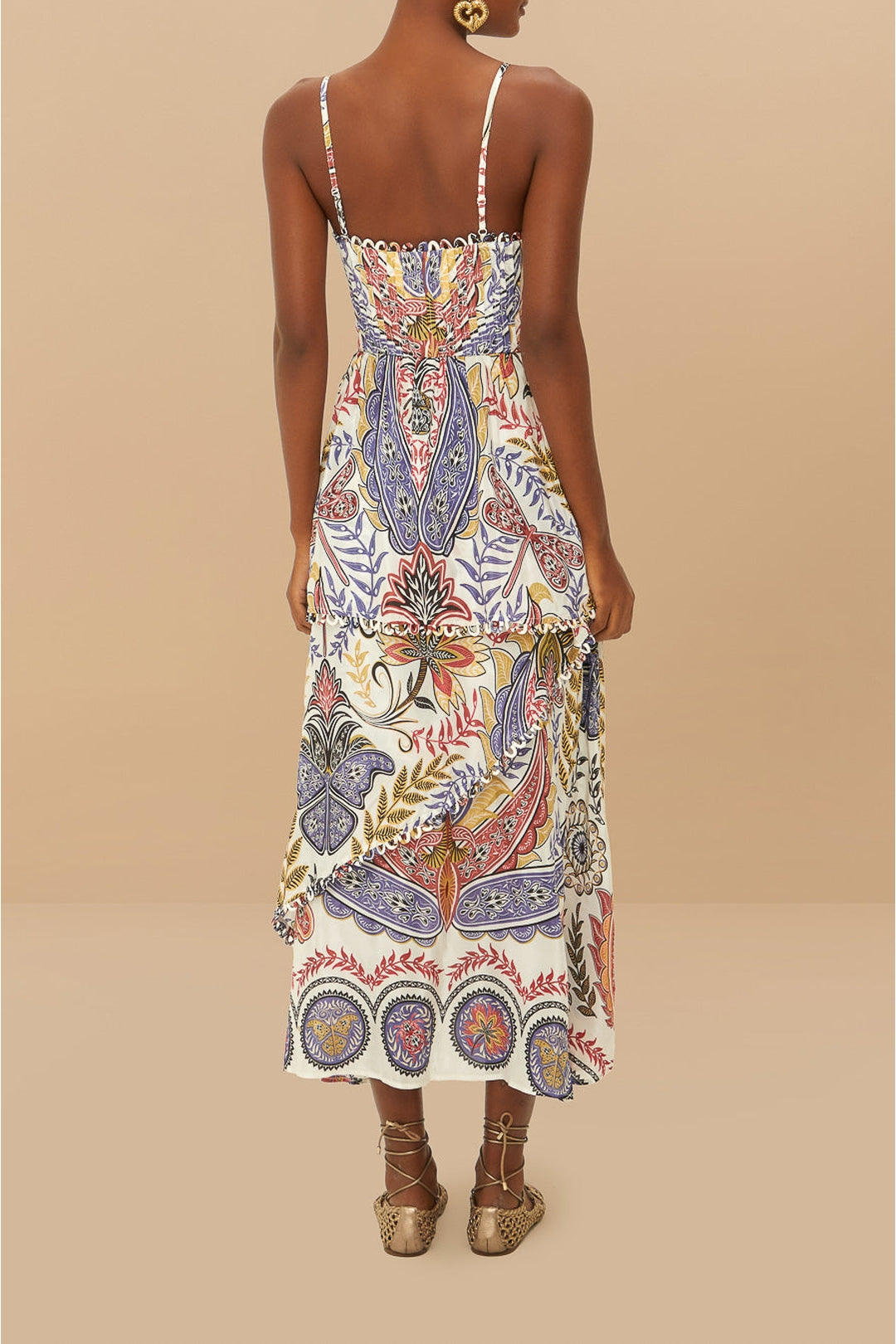 Robe longue Boho Glam - Blanc