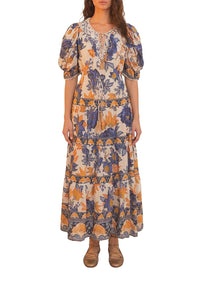 DJV_Flowers Off White Robes longues - Flowers Off White