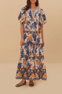 DJV_Flowers Off White Robes longues - Flowers Off White