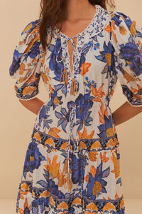 DJV_Flowers Off White Robes longues - Flowers Off White
