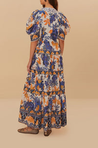 DJV_Flowers Off White Robes longues - Flowers Off White