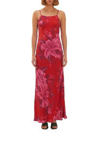 Summer Fruit Red Robe longue - Summer Fruit Red