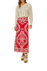 DJV_Tropical Cameo Off White Jupes & Shorts - Tropical Cameo Off White