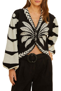 Black And White Cardigan - Black And White