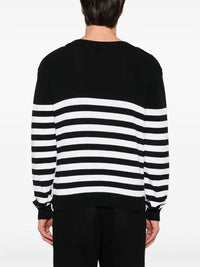 Pull marinière - Noir
