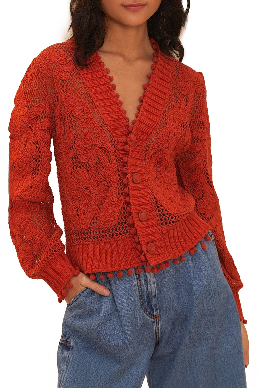 DJV_Orange Cardigans & Pulls - Orange