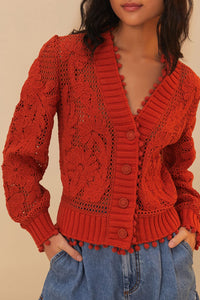 DJV_Orange Cardigans & Pulls - Orange